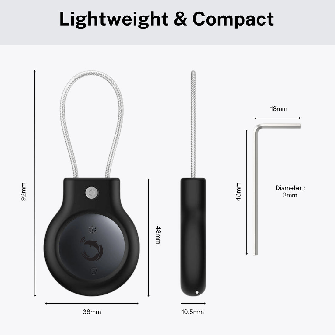 Dolphin Rex ios with Anti-theft Case