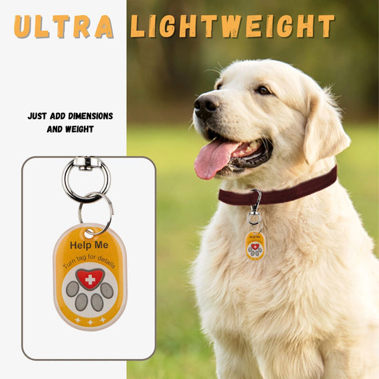 Genie Smart Pet Tag | QR Tag for Easy Pet Tracking & Locate