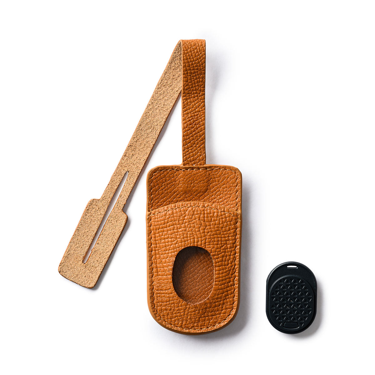 Orbit Bag Tag Tan – Bluetooth luggage tracker for bags and travel