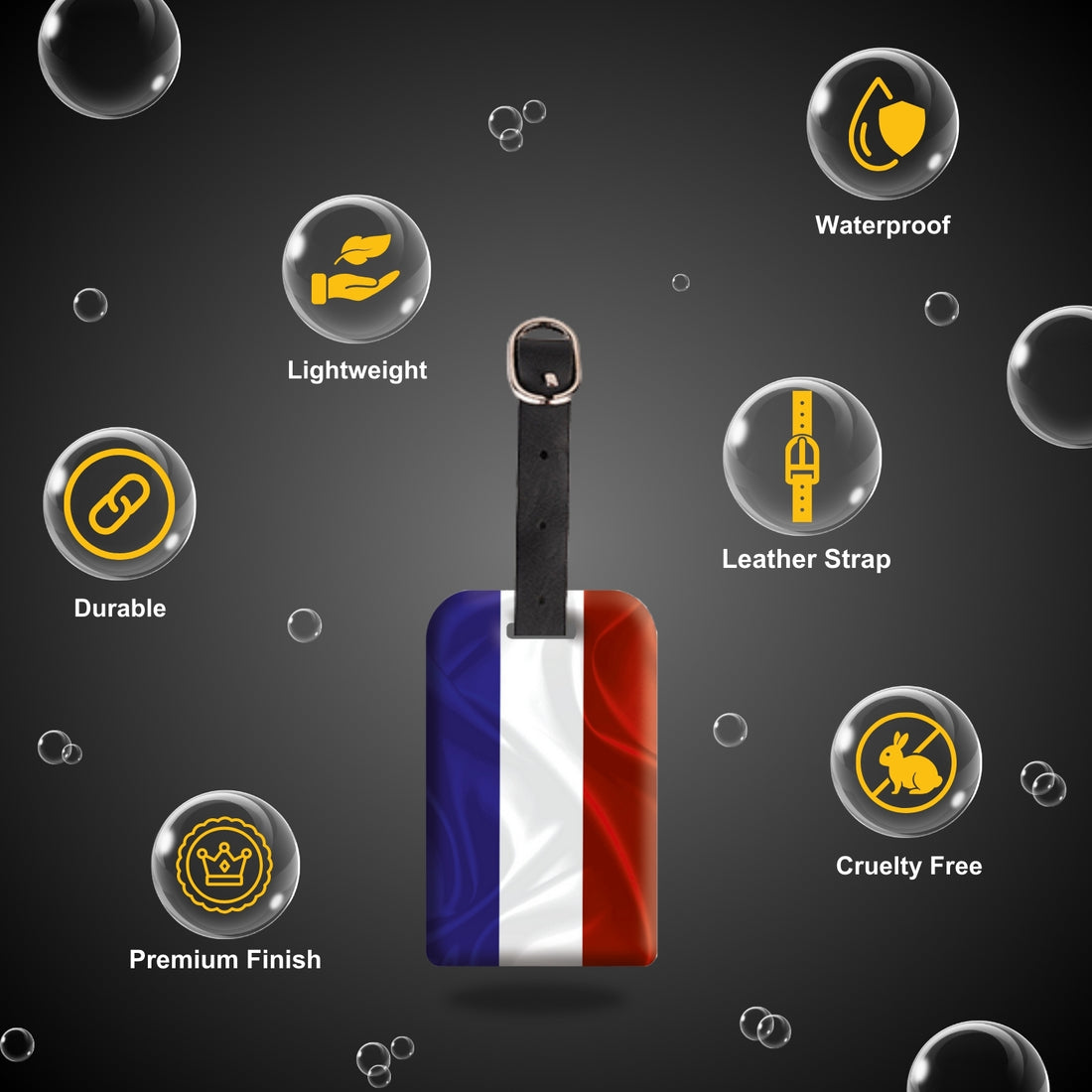 Smart Bag Security Tag - Netherland Flag [Pack 2] - tag8