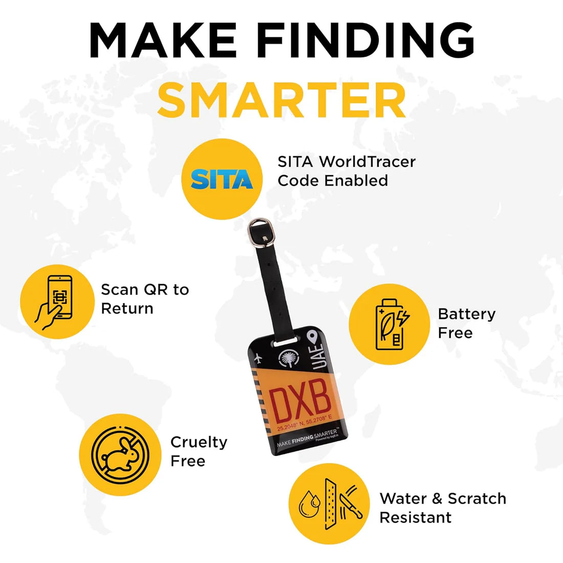 Smart Bag Tag Dubai City