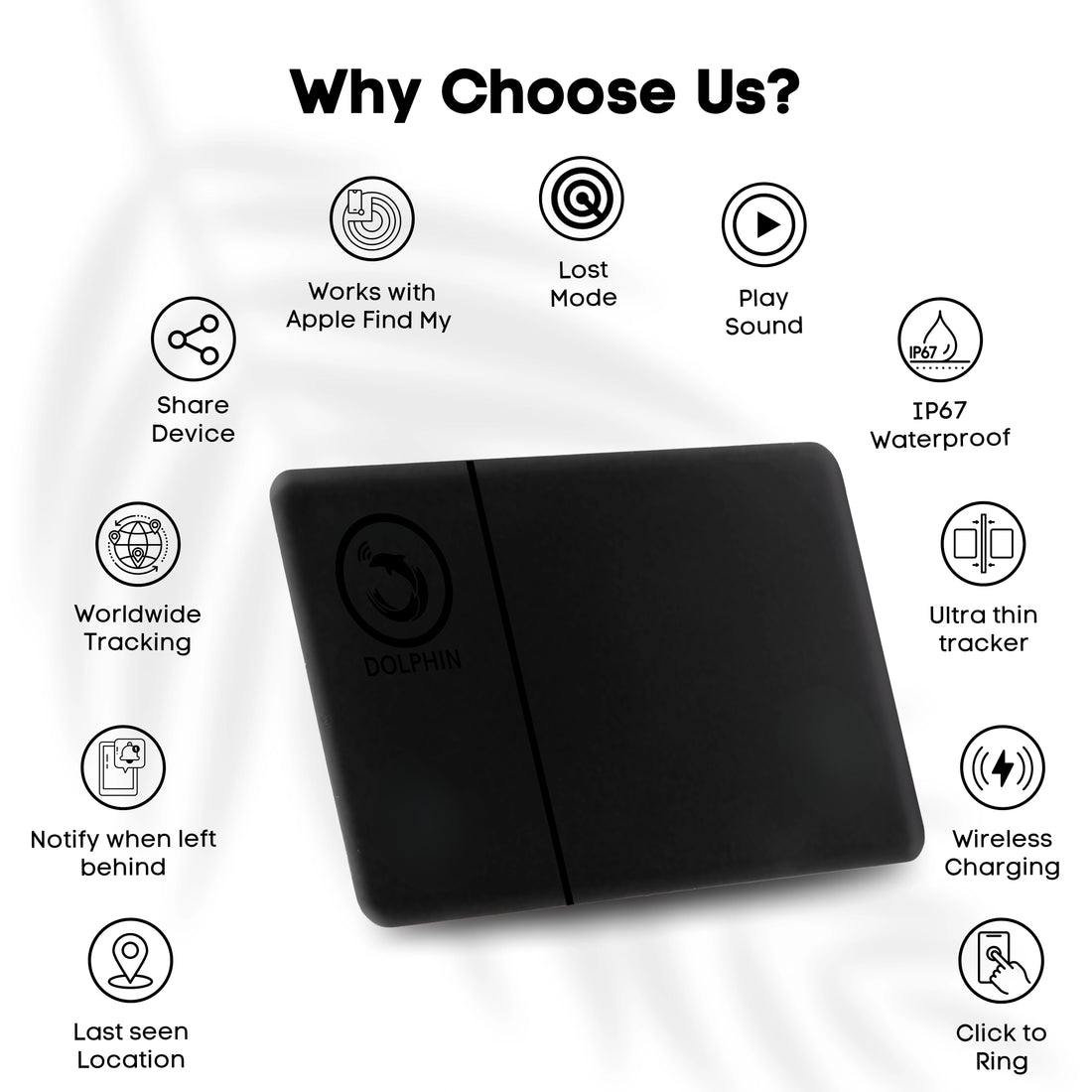 Dolphin Smart Tracker Sleek – iOS Compatible