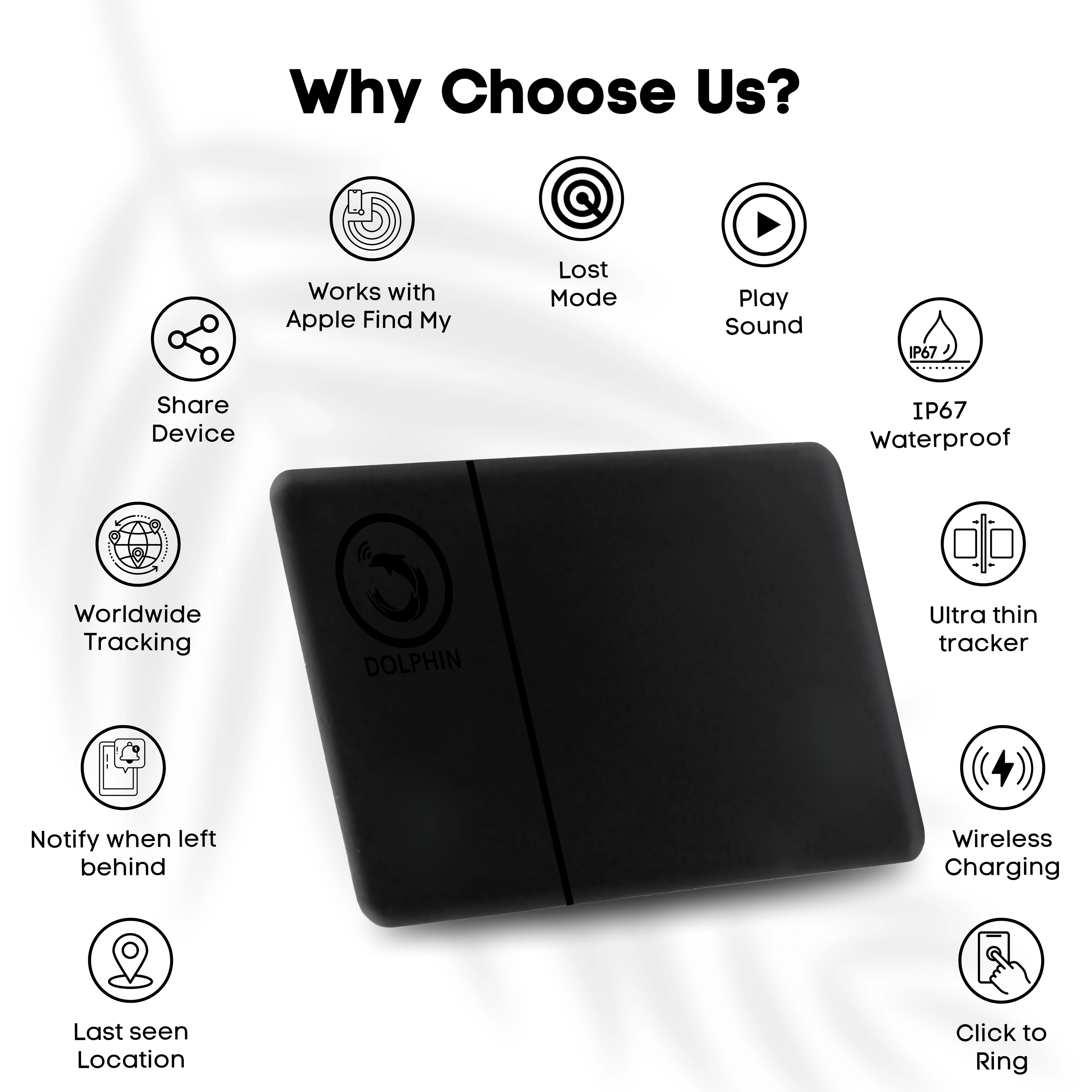 Dolphin Smart Tracker Sleek – iOS Compatible