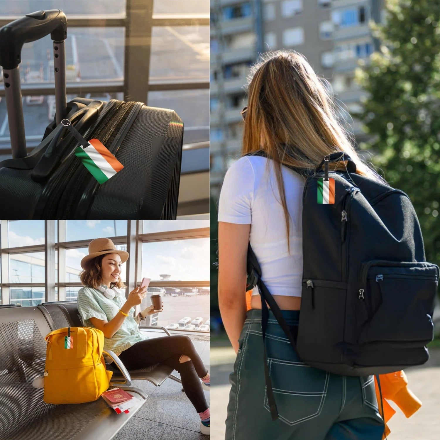 India QR Bag Tag by tag8 for luggage tracking