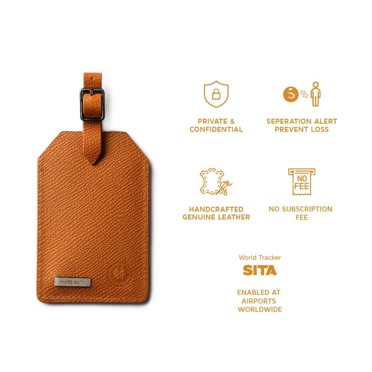 Orbit Smart Luggage Tag (Tan)