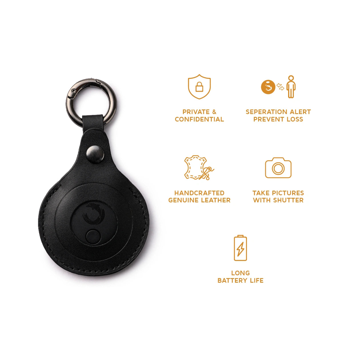 Orbit Smart Key Ring (Black)