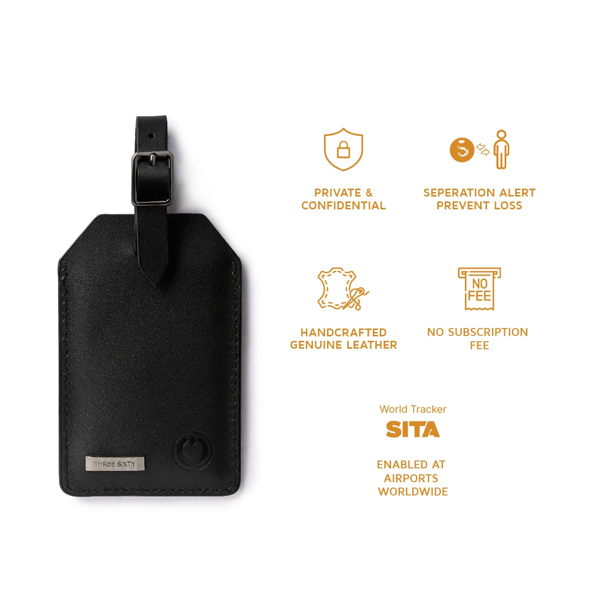 Orbit Smart Luggage Tag (Black)