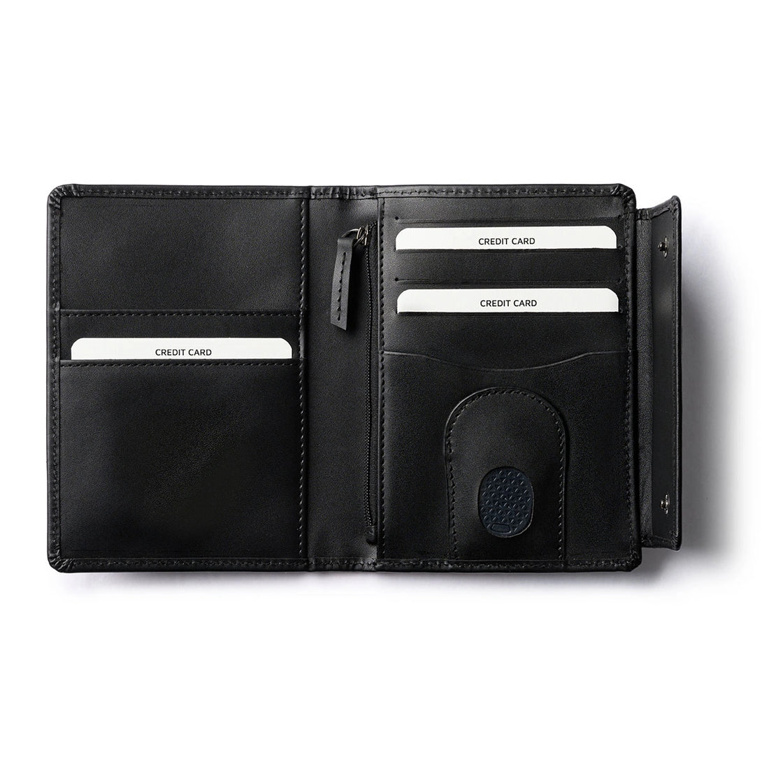 Orbit Smart Tri-Fold Passport Holder with tracker to keep travel essentials secure and easy to locate