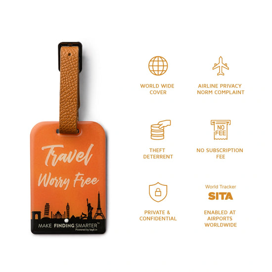 Orbit Smart Security Tag QR-enabled tag to track and recover your luggage during travel