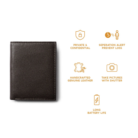 Orbit Smart Wallet with tracker to prevent loss and help locate wallet if misplaced