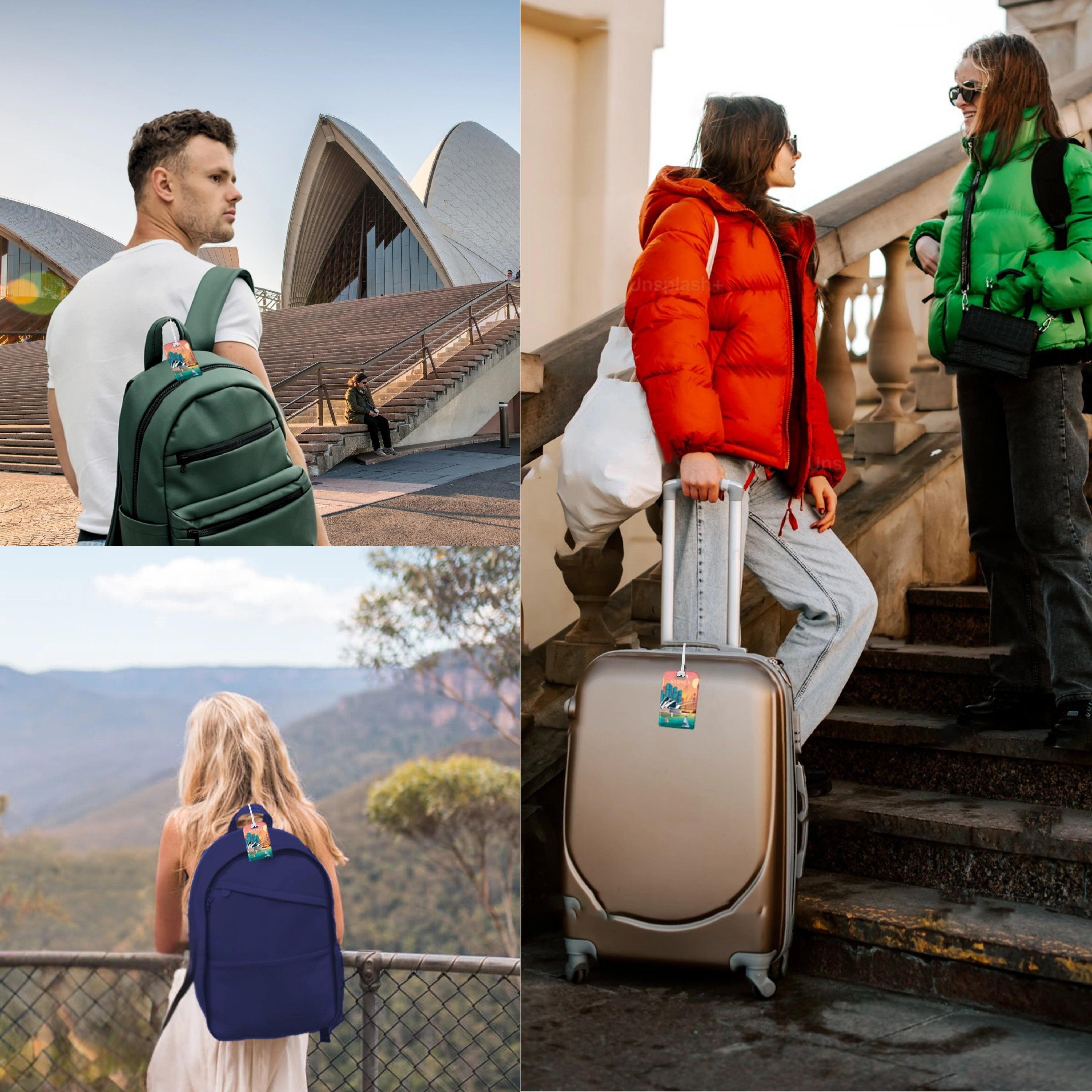 Sydney QR Bag Tag by tag8 for bag security