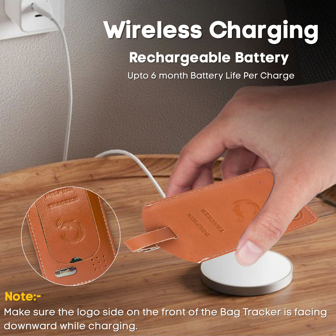 Dolphin Smart Bag Tracker for iOS with Bluetooth tracking, separation alerts, and precise last-seen location by tag8