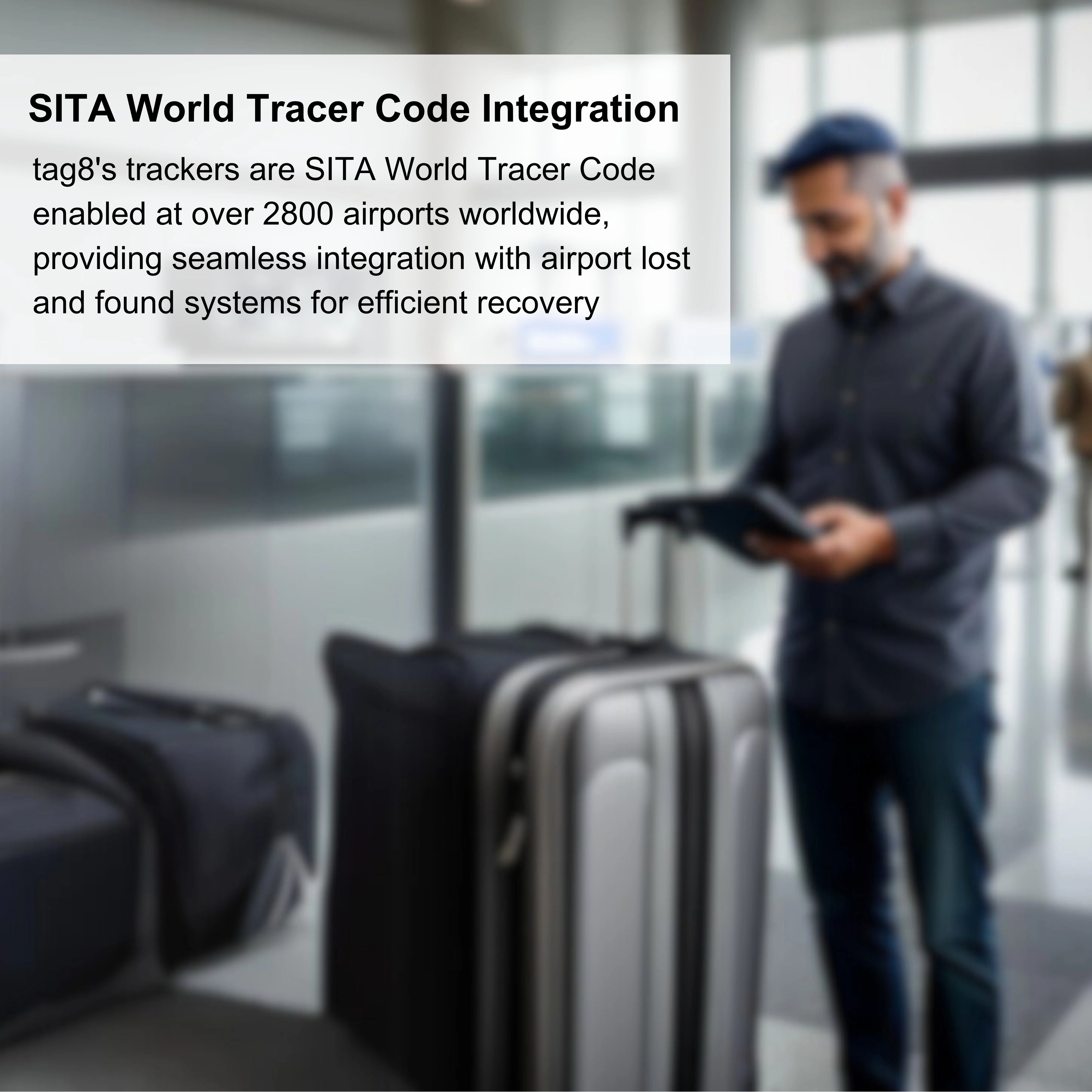 Dolphin Smart Bag Tracker for iOS with Bluetooth tracking, separation alerts, and precise last-seen location by tag8