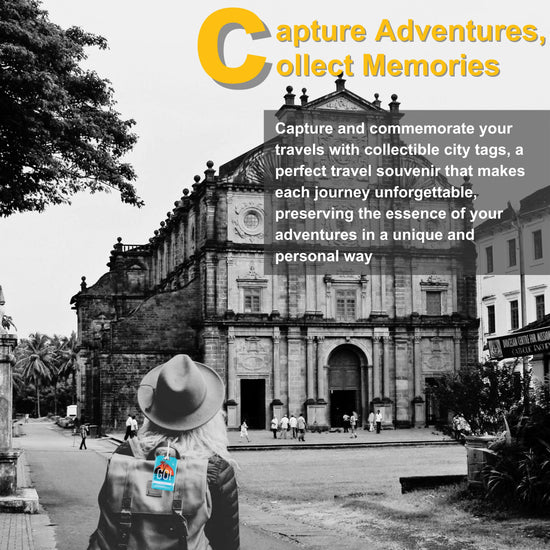 tag8 Goa Bag Tag with elegant design and smart QR code for hassle-free identification and lost & found assistance