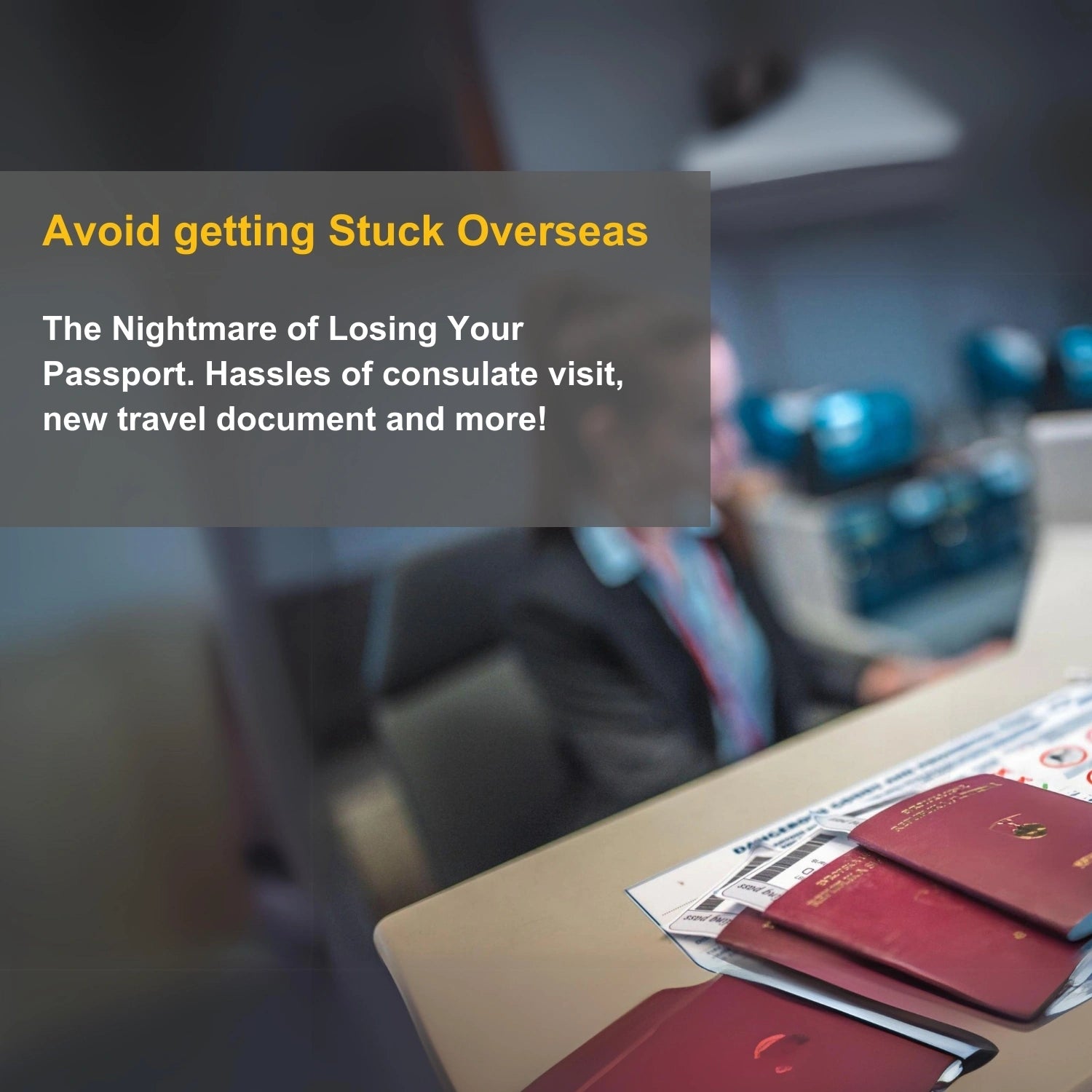 tag8 Passport Security eTag for smart and secure tracking of your passport during travel
