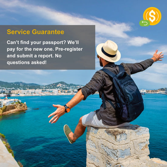 tag8 Passport Security eTag for smart and secure tracking of your passport during travel