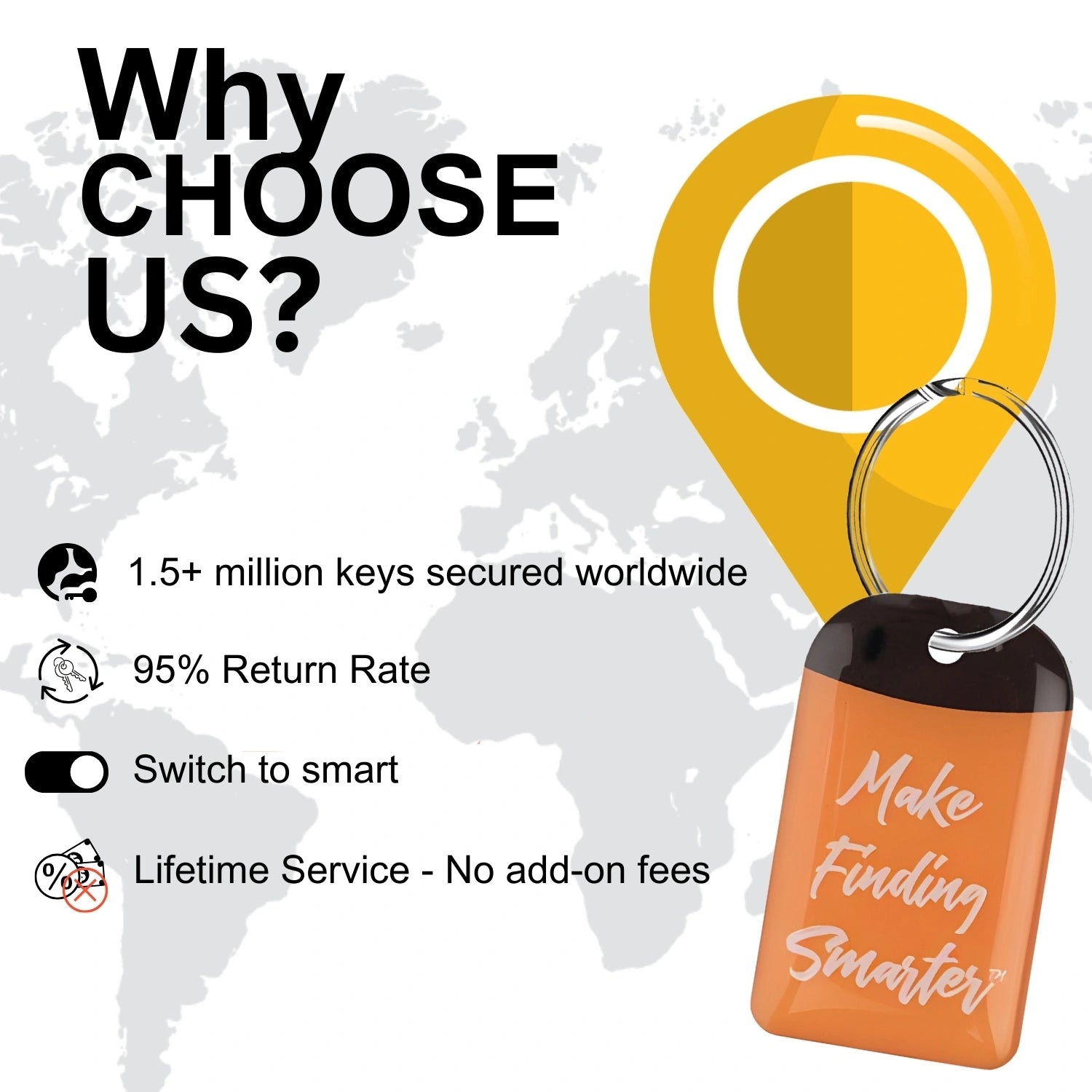 tag8 Smart Key Security Tag for secure tracking and easy key management