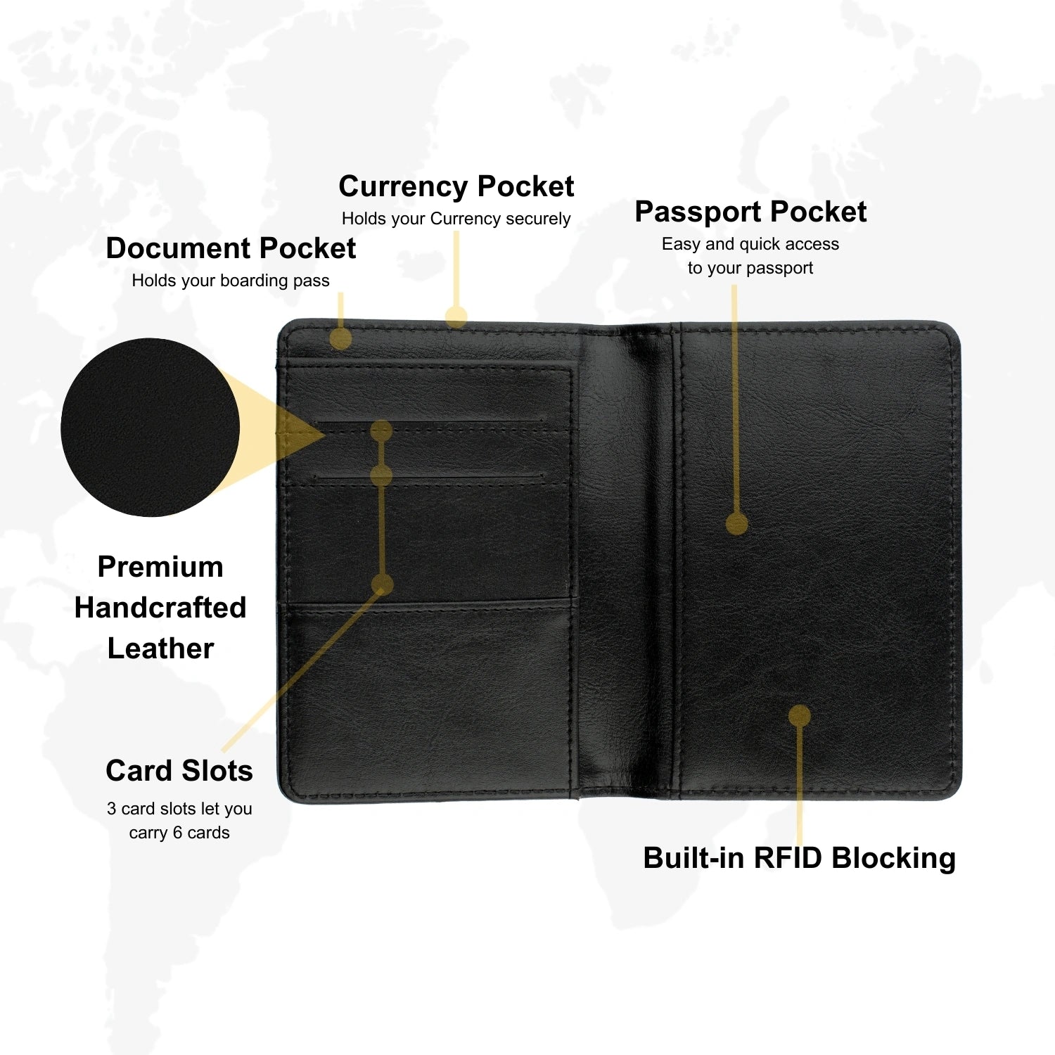 tag8 Vegan Leather Passport NFC Case with smart NFC technology for secure and stylish travel