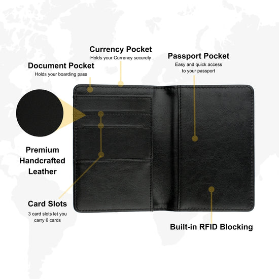 tag8 Vegan Leather Passport NFC Case with smart NFC technology for secure and stylish travel